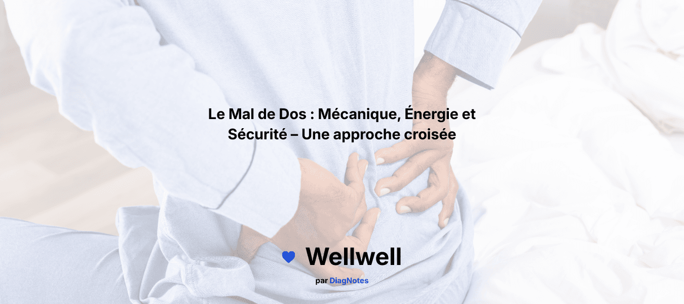 Le Mal de Dos : Mécanique, Énergie et Sécurité – Une approche croisée